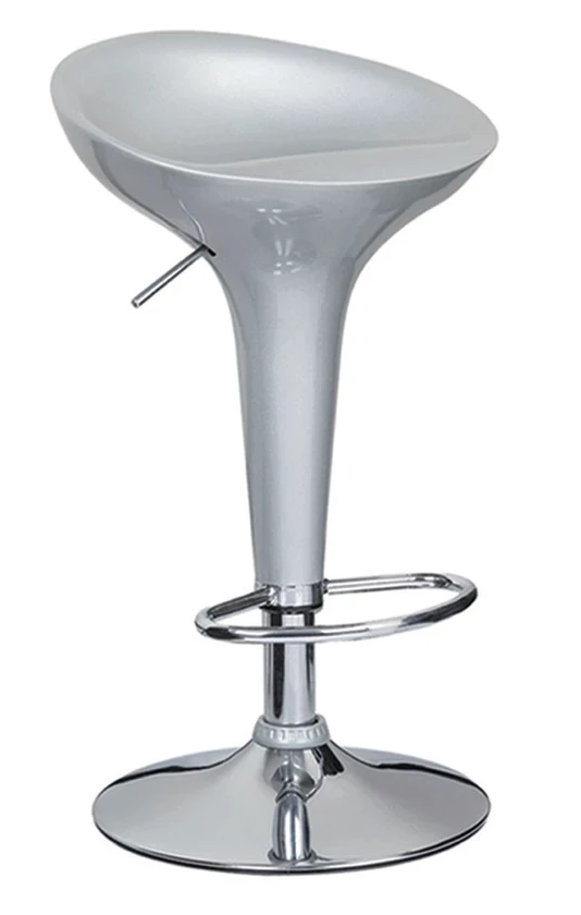 Silver bar stool (Set of 2) #2370SL