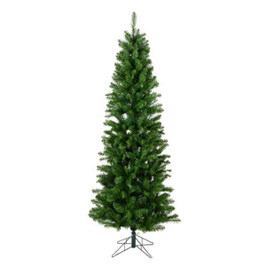 Vickerman-6.5'-Salem-Pencil-Pine-Artificial-Christmas-Tree,-Unlit