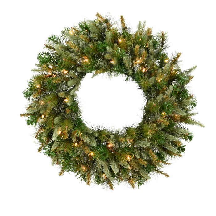 24" Cashmere Wreath Dura-Lit 50CL