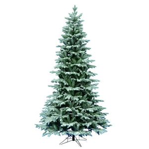 Vickerman-4.5'-Frosted-Balsam-Fir-Artificial-Christmas-Tree,-Unlit