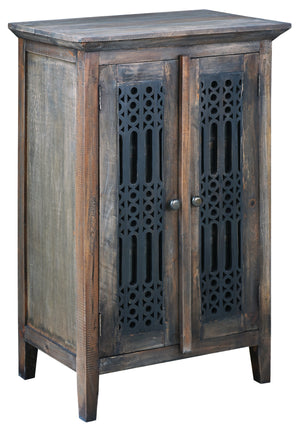 Sunset Trading Cottage Solid Wood Deco Carved Hall Cabinet