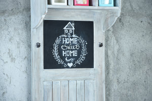 Sunset Trading Cottage Hall Tree | Chalkboard | Drawers | Seat | Storage 