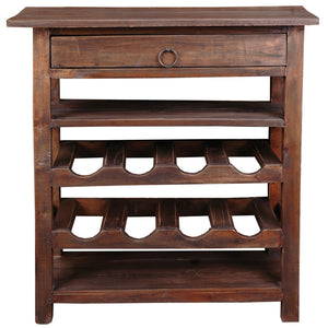 Sunset Trading Cottage Wine Server with Drawer