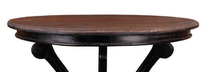 Sunset Trading Cottage Accent Table | Distressed Black and Brown (discontinued)