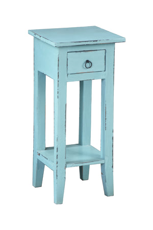 Sunset Trading Cottage Narrow Side Table | Beach Blue