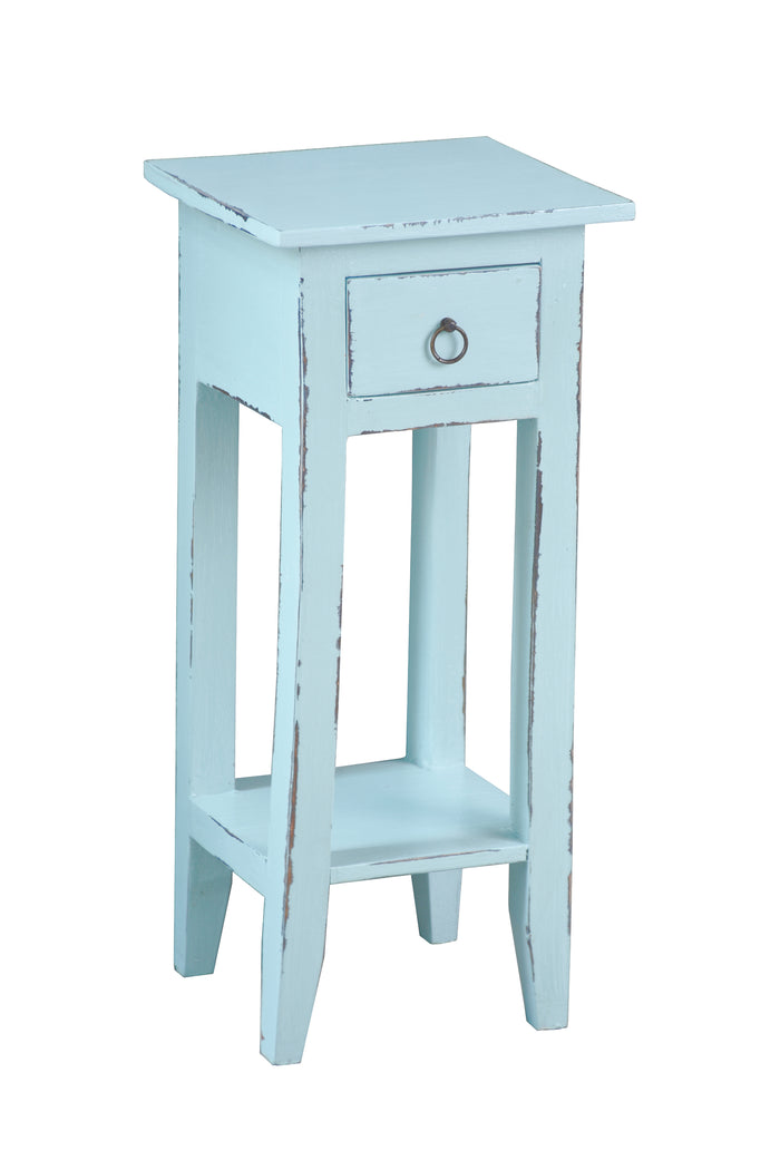 Sunset Trading Cottage Narrow Side Table |  Sky Blue