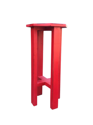 Sunset Trading Cottage Octagon Side Table | Antique Red