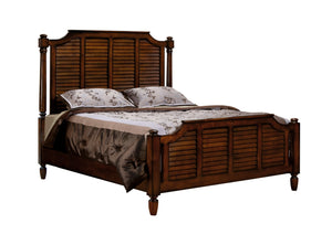 Sunset Trading Bahama Shutter Wood Queen Bed
