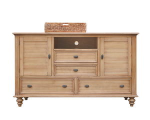 Sunset Trading Vintage Casual Dresser with Mirror