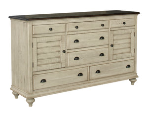 Sunset Trading Shades of Sand 7 Drawer Dresser