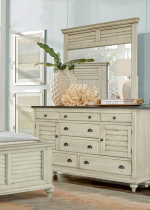 Sunset Trading Shades of Sand 7 Drawer Dresser