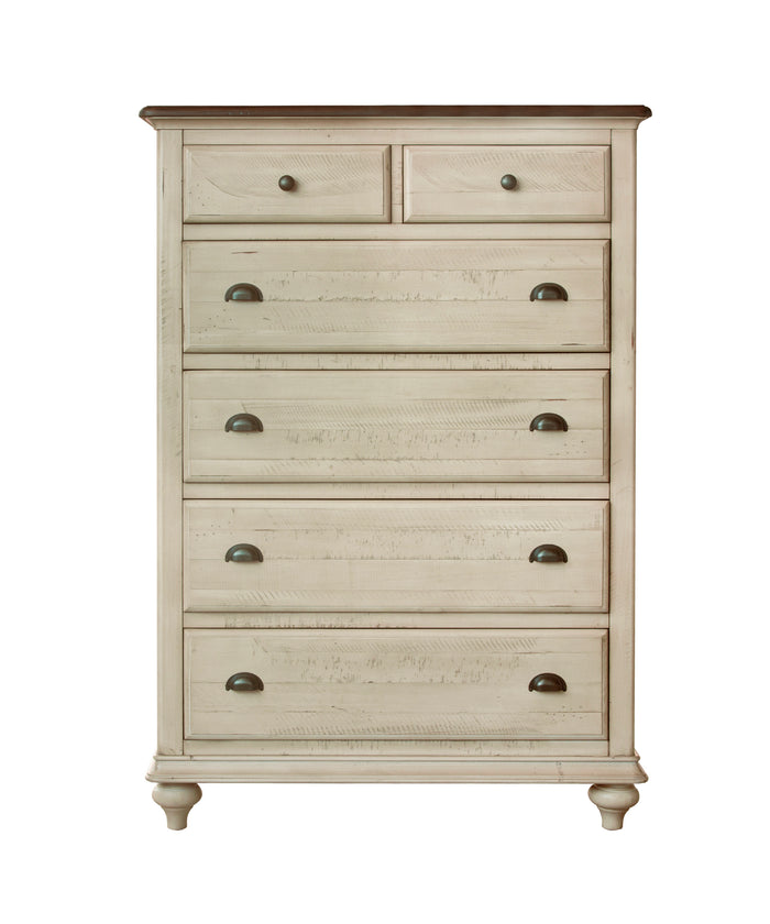 Sunset Trading Shades of Sand 6 Drawer Bedroom Chest