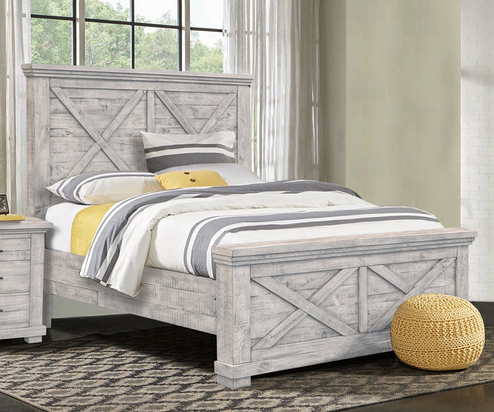 Sunset Trading Crossing Barn Queen Wood Panel Bed