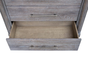 Sunset Trading Fawn Gray 6 Drawer Bedroom Chest
