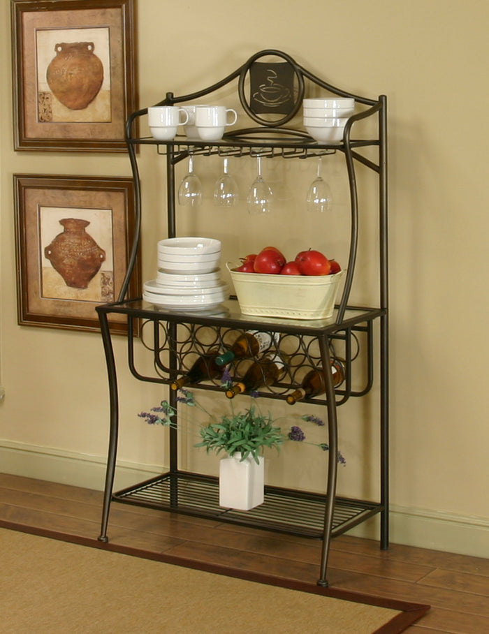 Sunset Trading Cappuccino Bakers Rack (Discontinued)