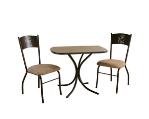 Sunset Trading 3 Piece Dark Cappuccino Dinette Set | Kitchen and Dining Room (discontinued)