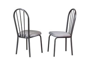 Sunset Trading 3 Piece Steel Gray Dining Set (discontinued)