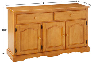 Sunset Trading Treasure Buffet | Light Oak