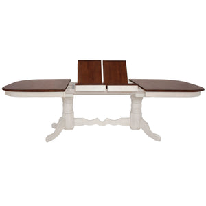 Sunset Trading Andrews 9 Piece Double Pedestal Extendable Dining Set