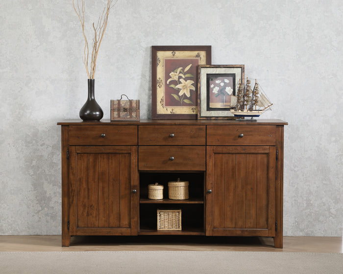 Sunset Trading Simply Brook Sideboard Server | Amish Brown