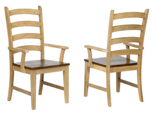 Sunset Trading 11 Piece Brook Rectangular Extendable Dining Set | Arm Chairs