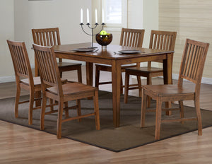Sunset Trading Simply Brook Rectangular Dining Table | Amish Brown