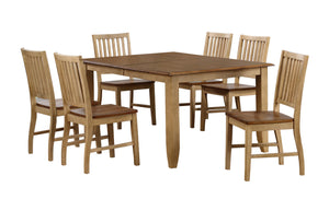 Sunset Trading Brook 7 Piece 72" Rectangular Extendable Table Dining Set | Seats 8