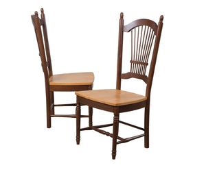 Sunset Trading 42" Allenridge Dining Chair | Nutmeg Light Oak | Set of 2 