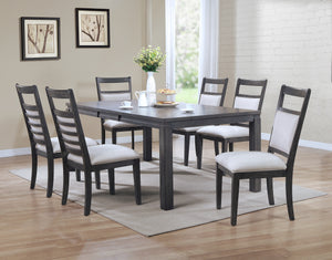 Sunset Trading Shades of Gray 7 Piece Dining  Set
