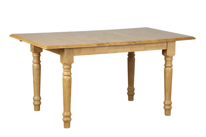 Sunset Trading Butterfly Top Dining Table in Light Oak Finish