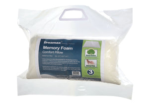 Memory Foam Pillow, White