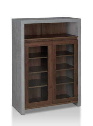 Paramount Two-tone Cement Shoe Storage Cabinet