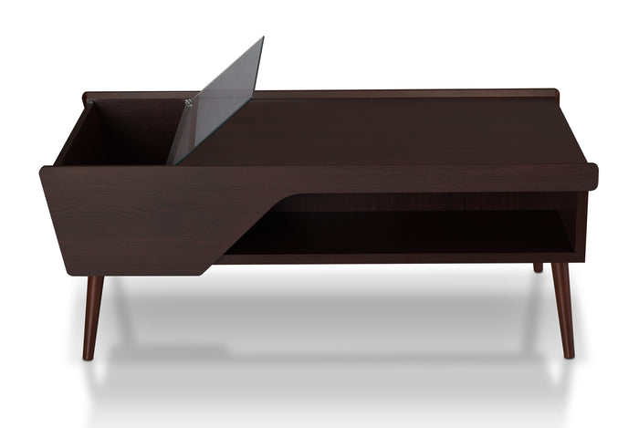 Rige  Glass Inserted Coffee Table