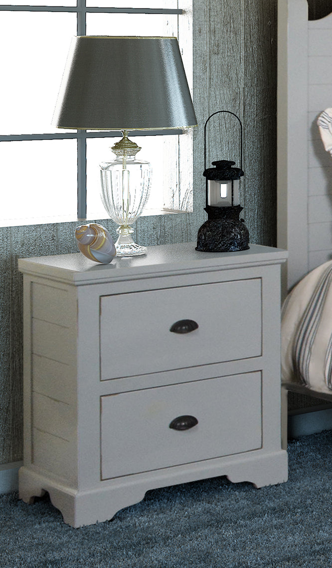 Sunset Trading Coastal Charm 2 Drawer Nightstand