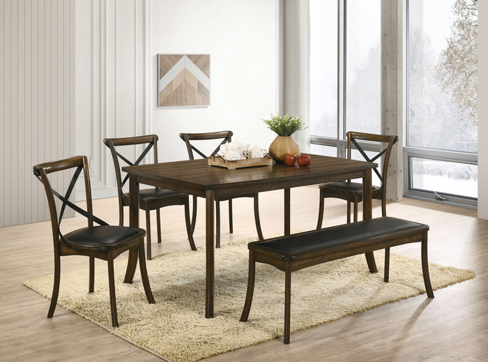 Marcan Transitional Rectangular Dining Table