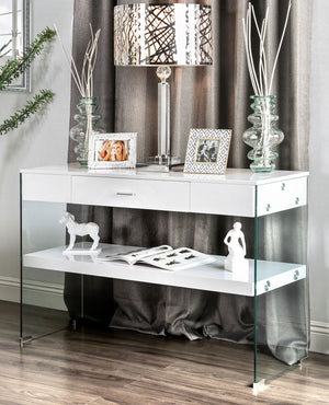 Beliza Contemporary Multi-Storage Sofa Table