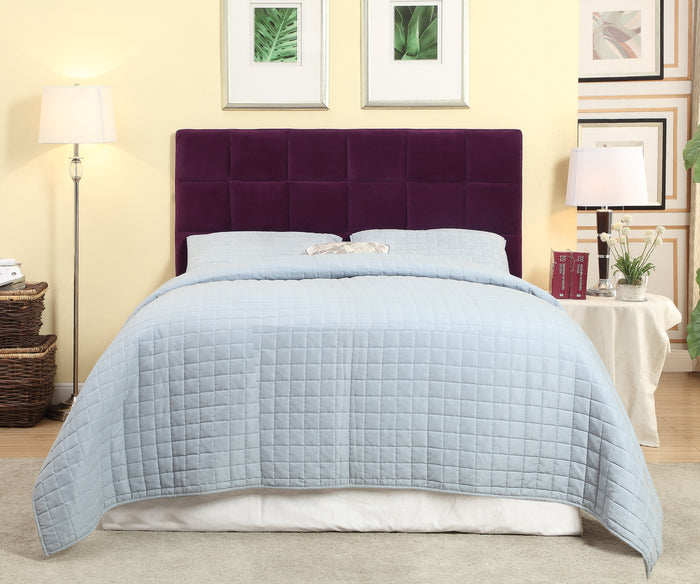 Sherry Headboard In Purple- Full /Queen