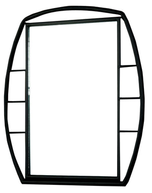 Blake Black Metal Framed Accent Mirror