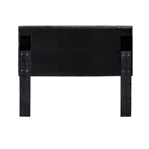 Ervin Contemporary Style Leatherette Full/Queen Headboard in Black