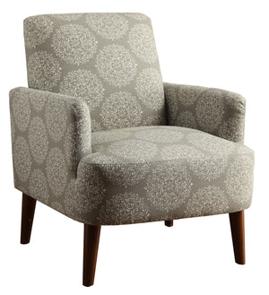 Bailey Gray Accent Chair with Track Arms