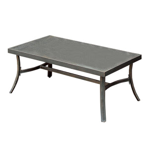 Hopewell Contemporary Rectangle Patio Coffee Table