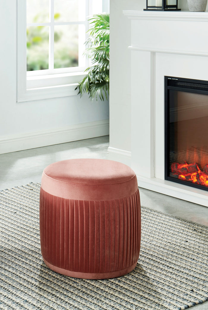 Wella Contemporary Upholstered Ottoman
