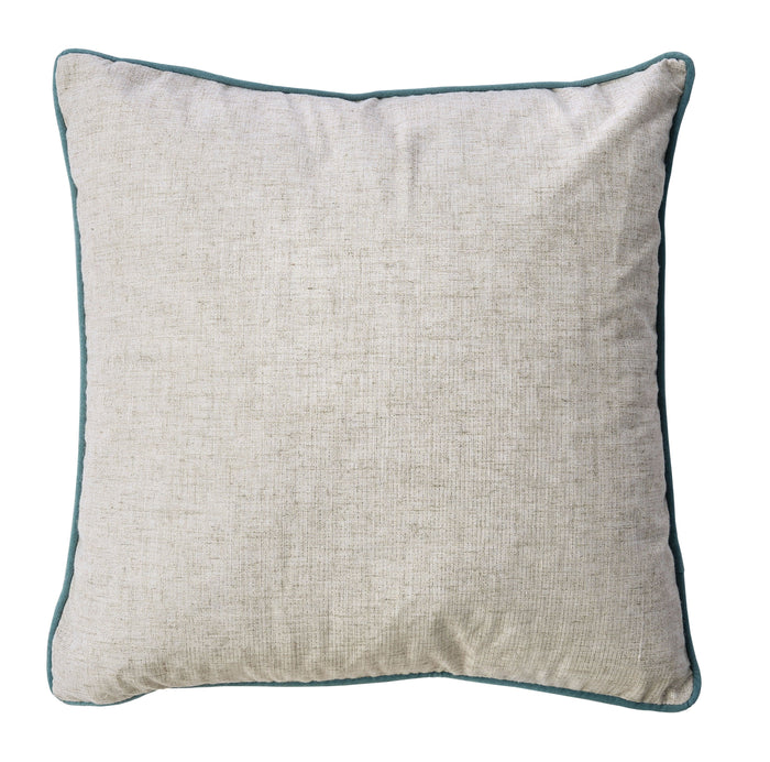Delao Contemporary Style Pillow, Natural (Set of 2)