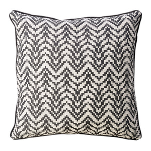 Maddy Global Print 20-inch Accent Pillow in Grey (Set of 2)