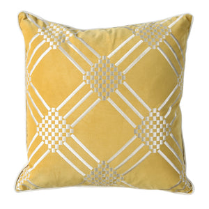 Mallon Contemporary Style Pillow, Gold (Set of 2)