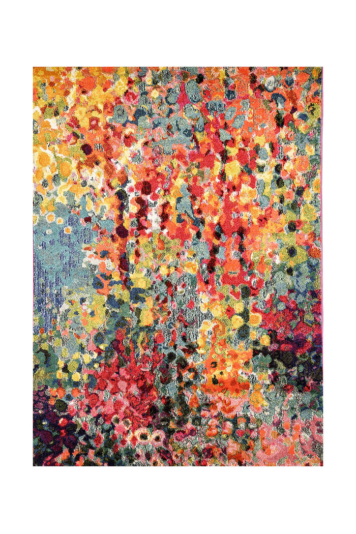 Hans Contemporary Style Multi Colored Rug