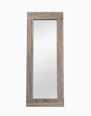 72-in Free Standing Mirror, Light Oak