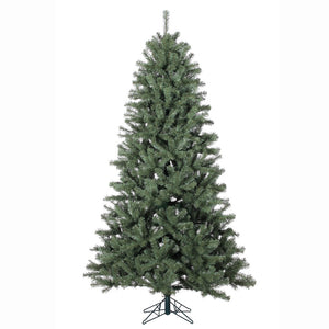 7.5'-x-52"-Valley-Spruce-Tree,-Metal-Stand