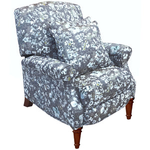 Sunset Trading Seascape Recliner | Manual Reclining Chair | Includes Two Matching Pillows
