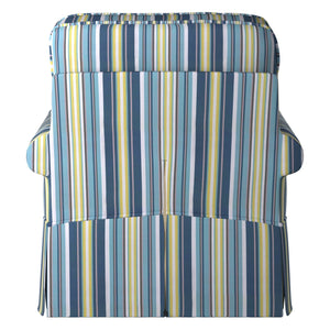 Sunset Trading Horizon Box Cushion Chair Slipcover | Performance Fabric | Beach Striped